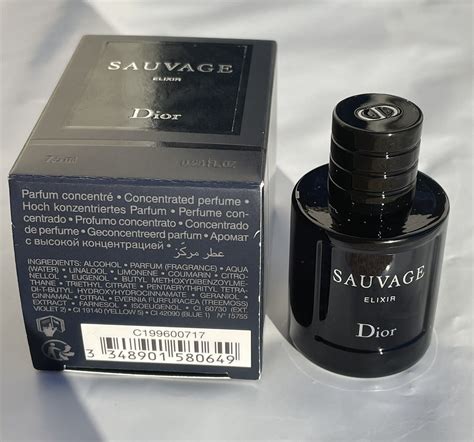 Sauvage Elixir ingredients